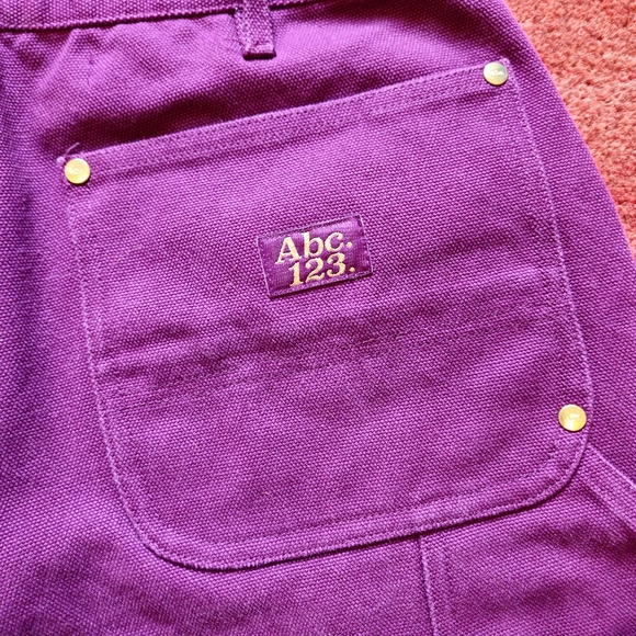 Advisory Board Crystals Abc Double Knee Carpenter PantsRhodolite Purple Size 30 - Picture 9 of 12